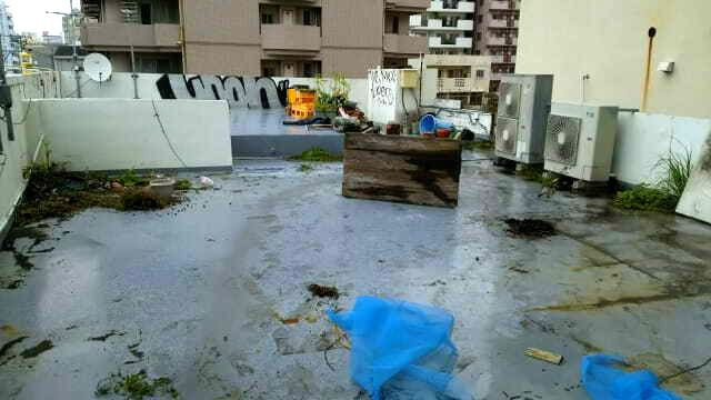 那覇市 店舗屋上防水工事1