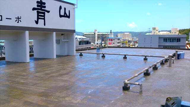 与那原町 屋上防水工事1