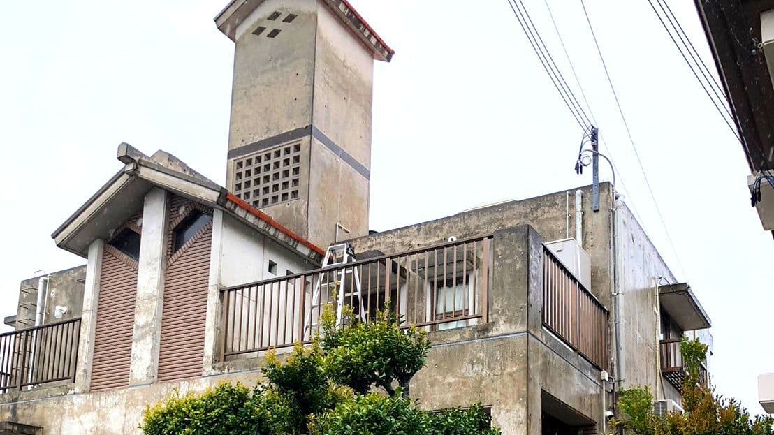 那覇市 瓦屋根防水1